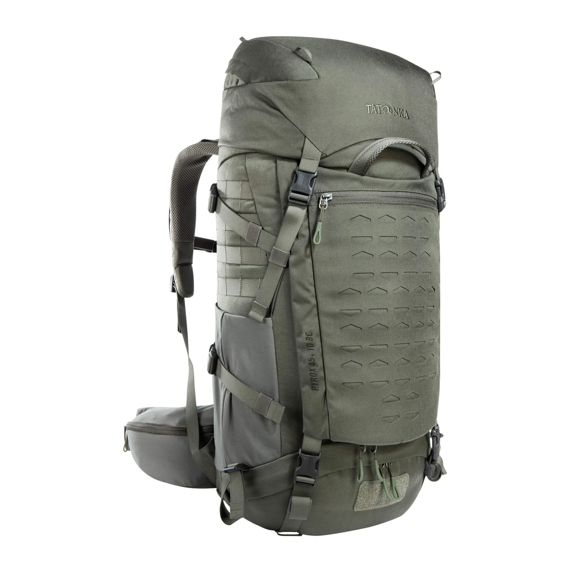 Clearance Tatonka Bushcraft-Rucksack - Pyrox 45+10 BC - stone-grey-olive