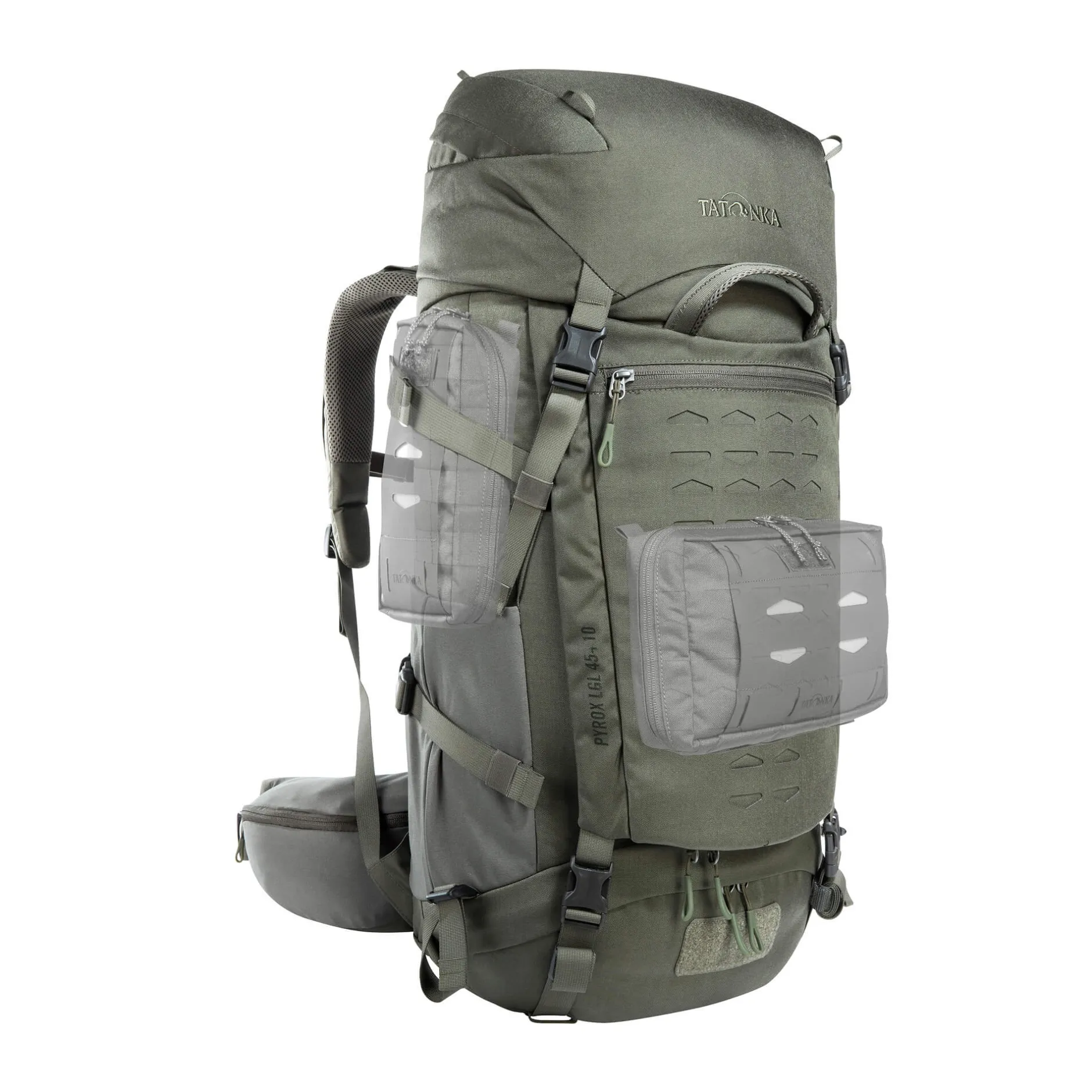 Clearance Tatonka Bushcraft-Rucksack - Pyrox 45+10 BC - stone-grey-olive