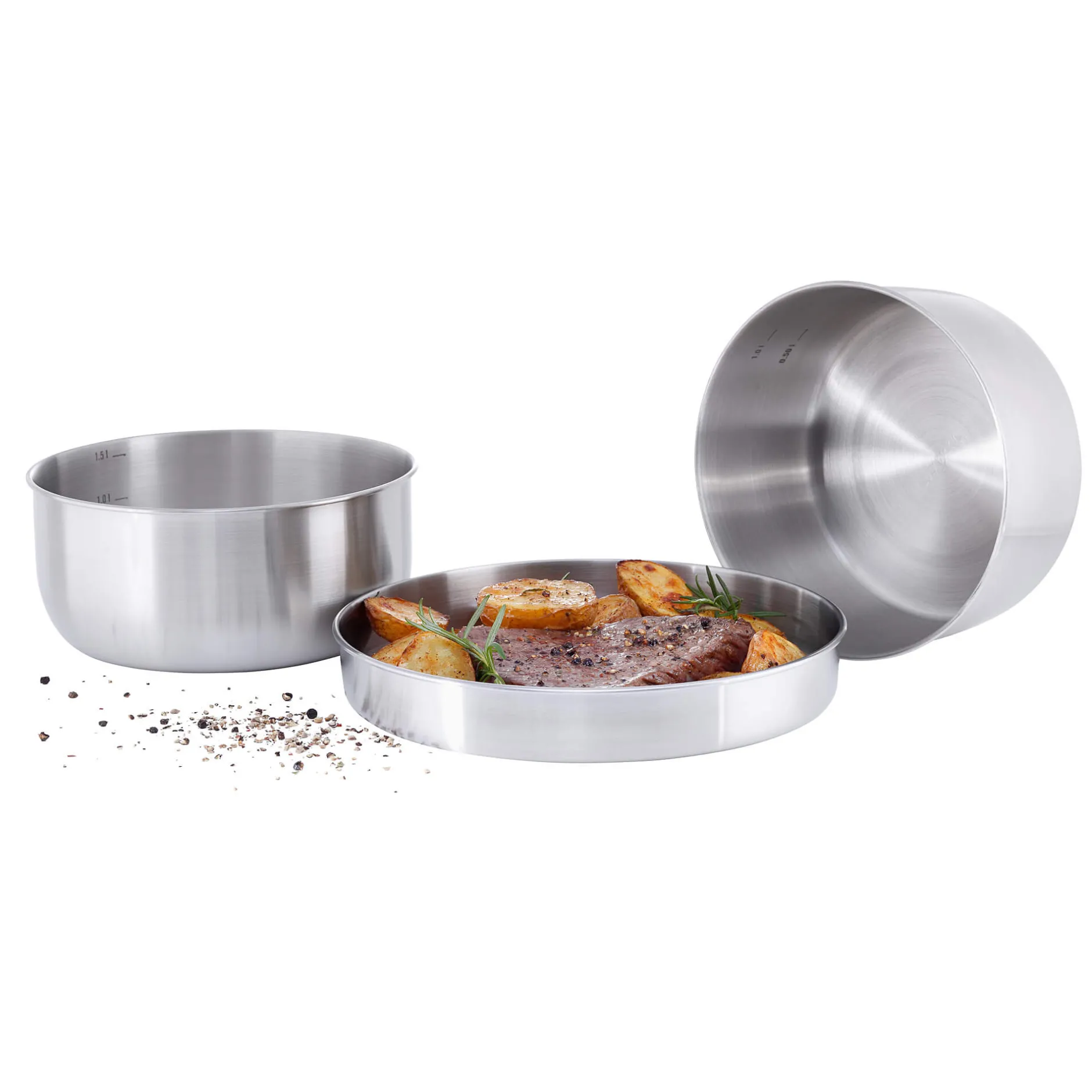 Hot Tatonka Camping-Edelstahlset - Multi Pot Set - ohne-farbbezeichnung