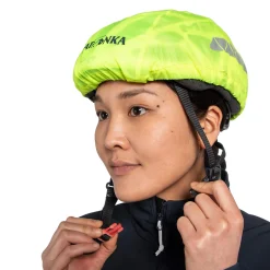 Discount Tatonka Fahrradhelm-Regenschutz - Helmet Cover - safety-yellow