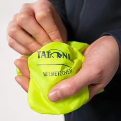Discount Tatonka Fahrradhelm-Regenschutz - Helmet Cover - safety-yellow