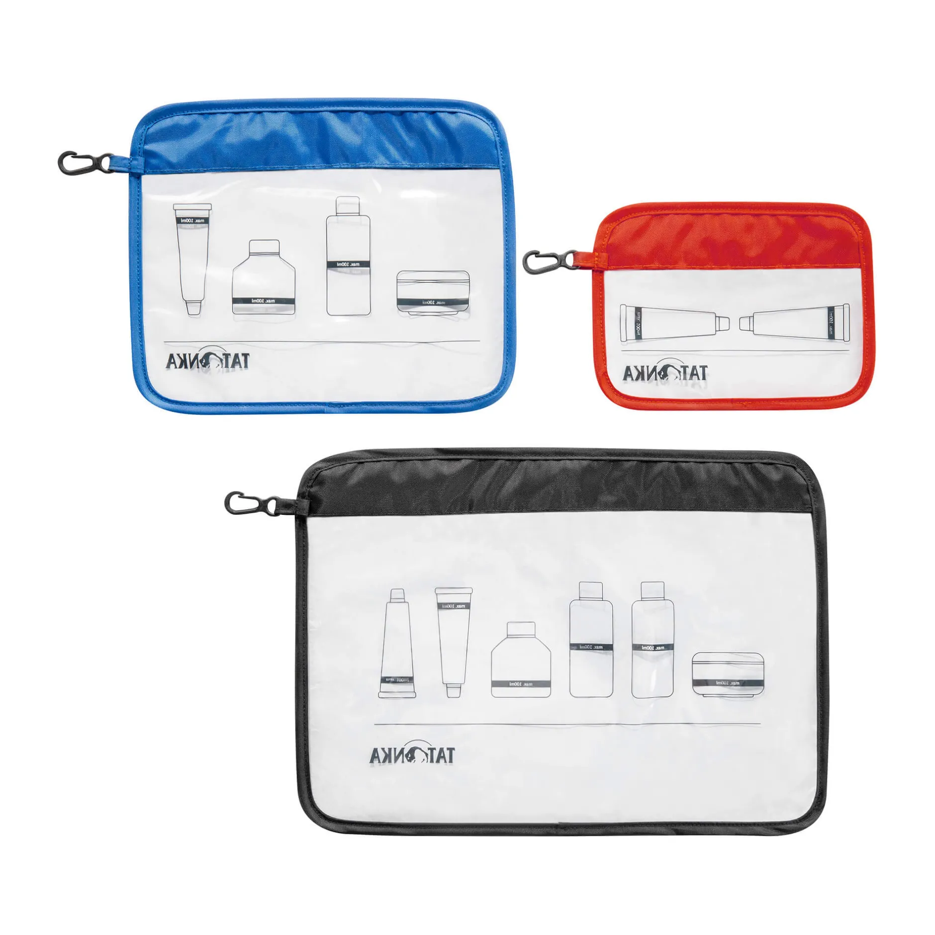 Outlet Tatonka Flugzeug-Beutel (3 Stück) - Zip Flight Bag Set -