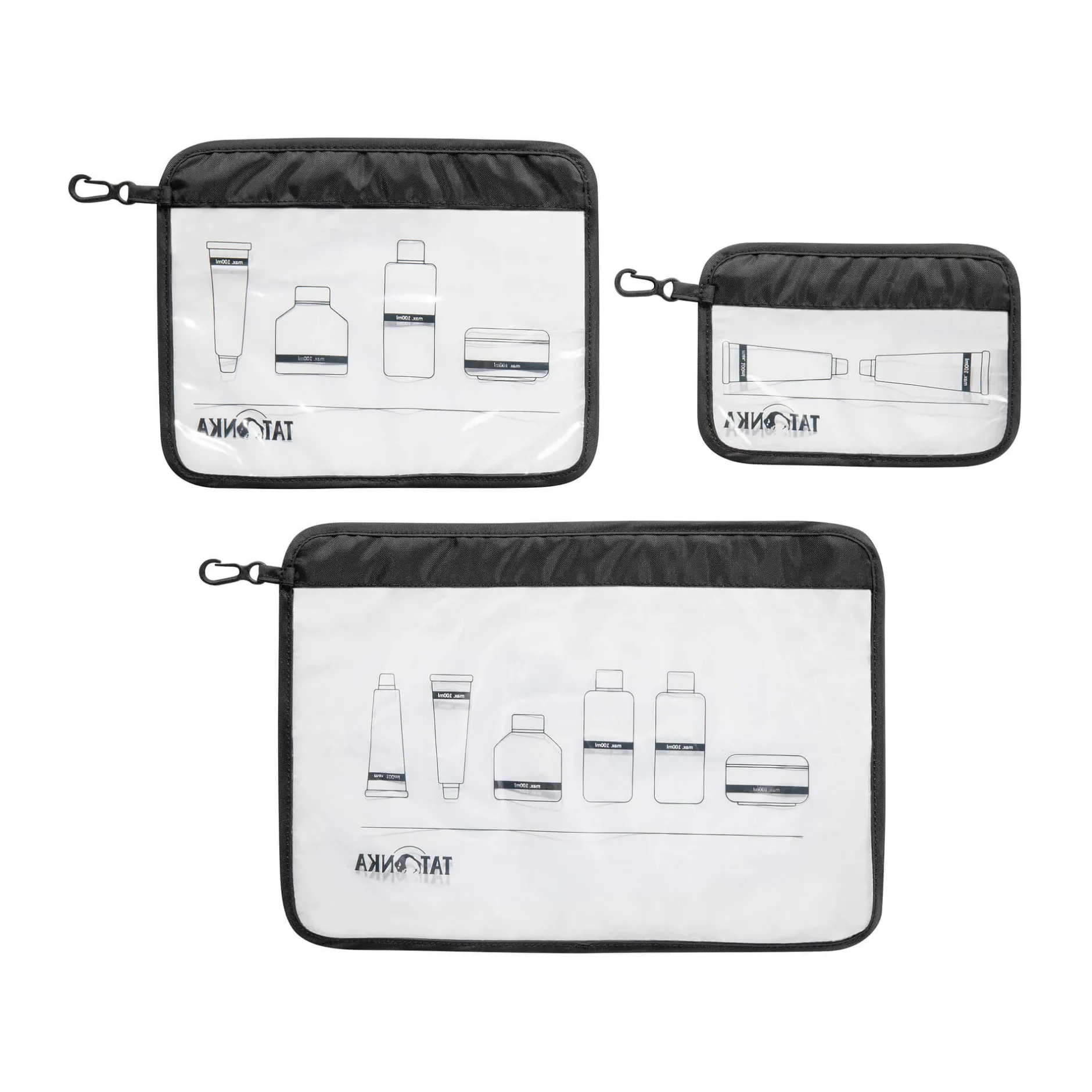 Outlet Tatonka Flugzeug-Beutel (3 Stück) - Zip Flight Bag Set -