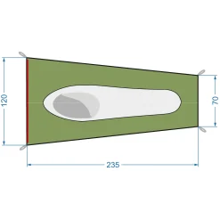 Online Tatonka Moskitozelt - Single Mesh Tent - olive