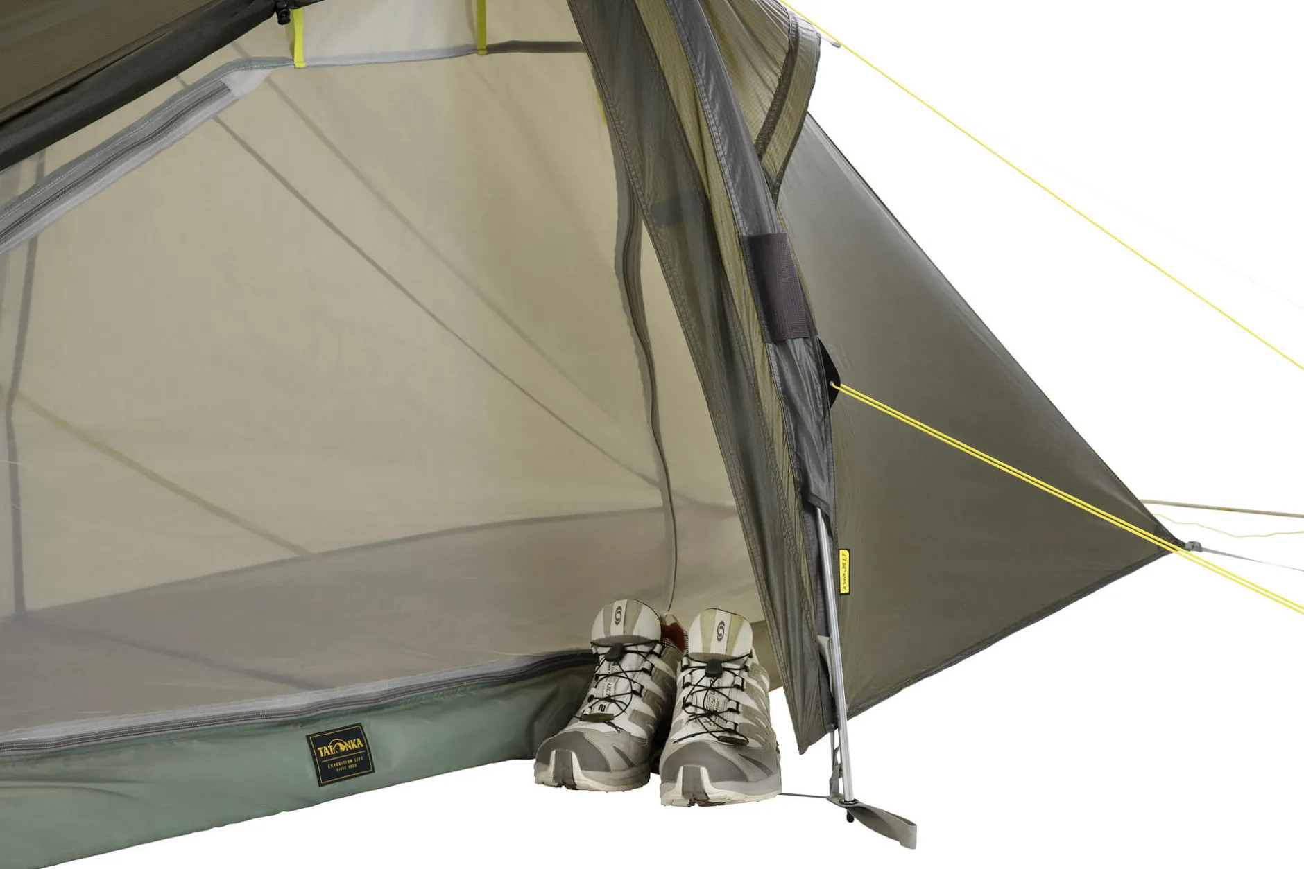 Outlet Tatonka 1-Person-Tunnelzelt - Kyrkja LT - stone-grey-olive