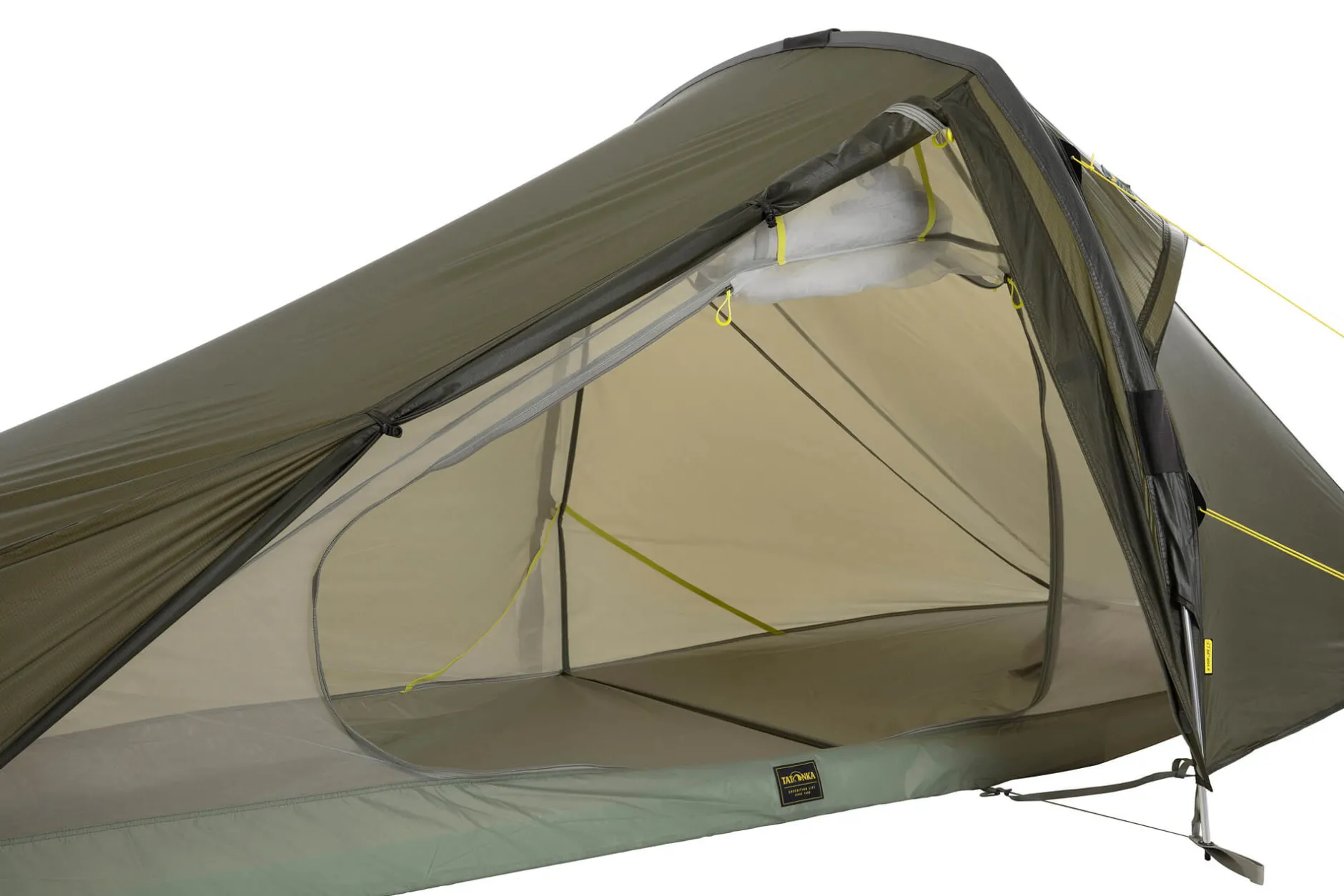 Outlet Tatonka 1-Person-Tunnelzelt - Kyrkja LT - stone-grey-olive