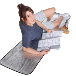 Sale Tatonka Sitzkissen - Alu-Seat Mat 50 x 180cm - silver