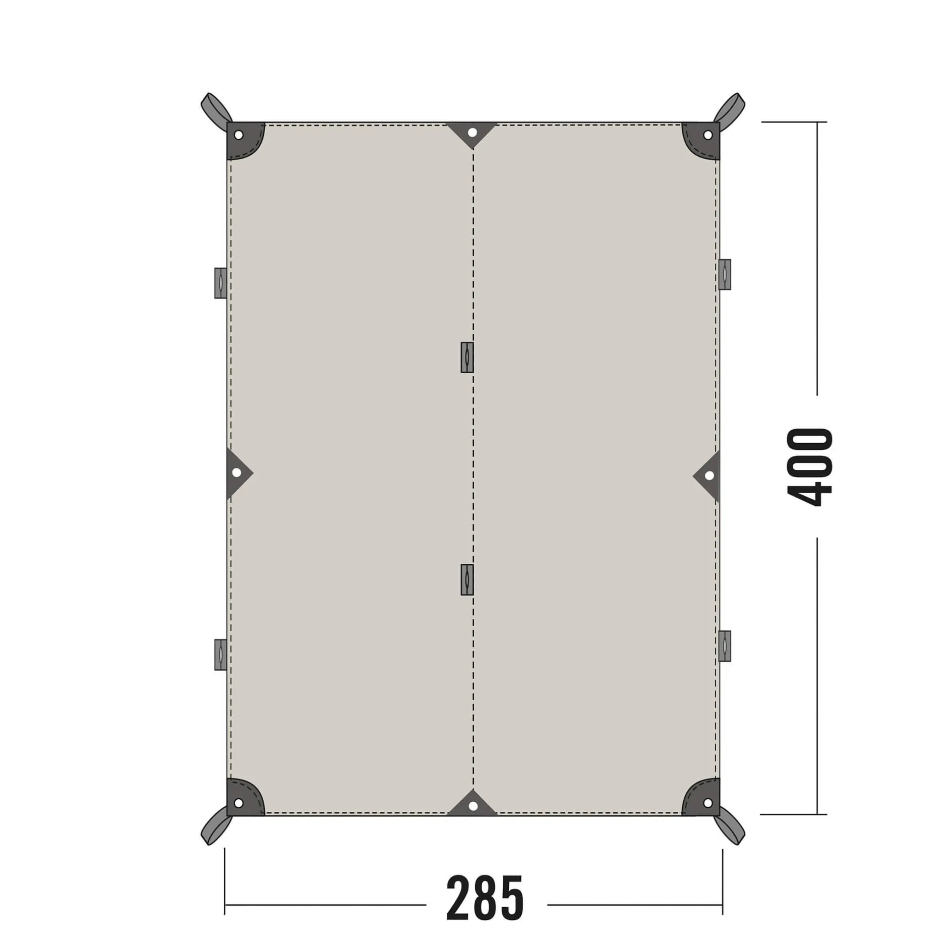 Best Tatonka Tarp - Tarp 4 TC - sand-beige