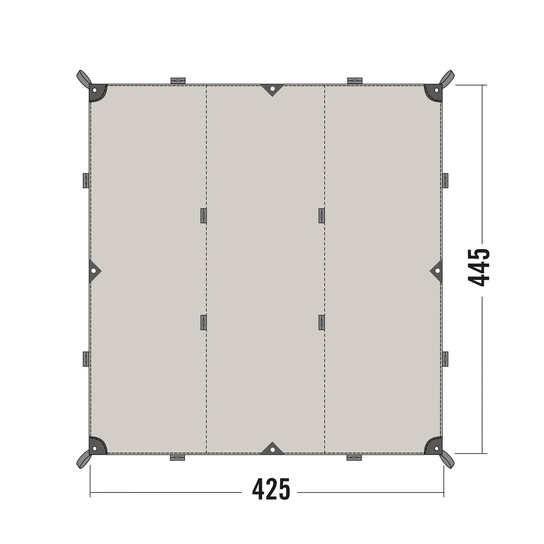 Outlet Tatonka Tarp - Tarp 1 TC - sand-beige