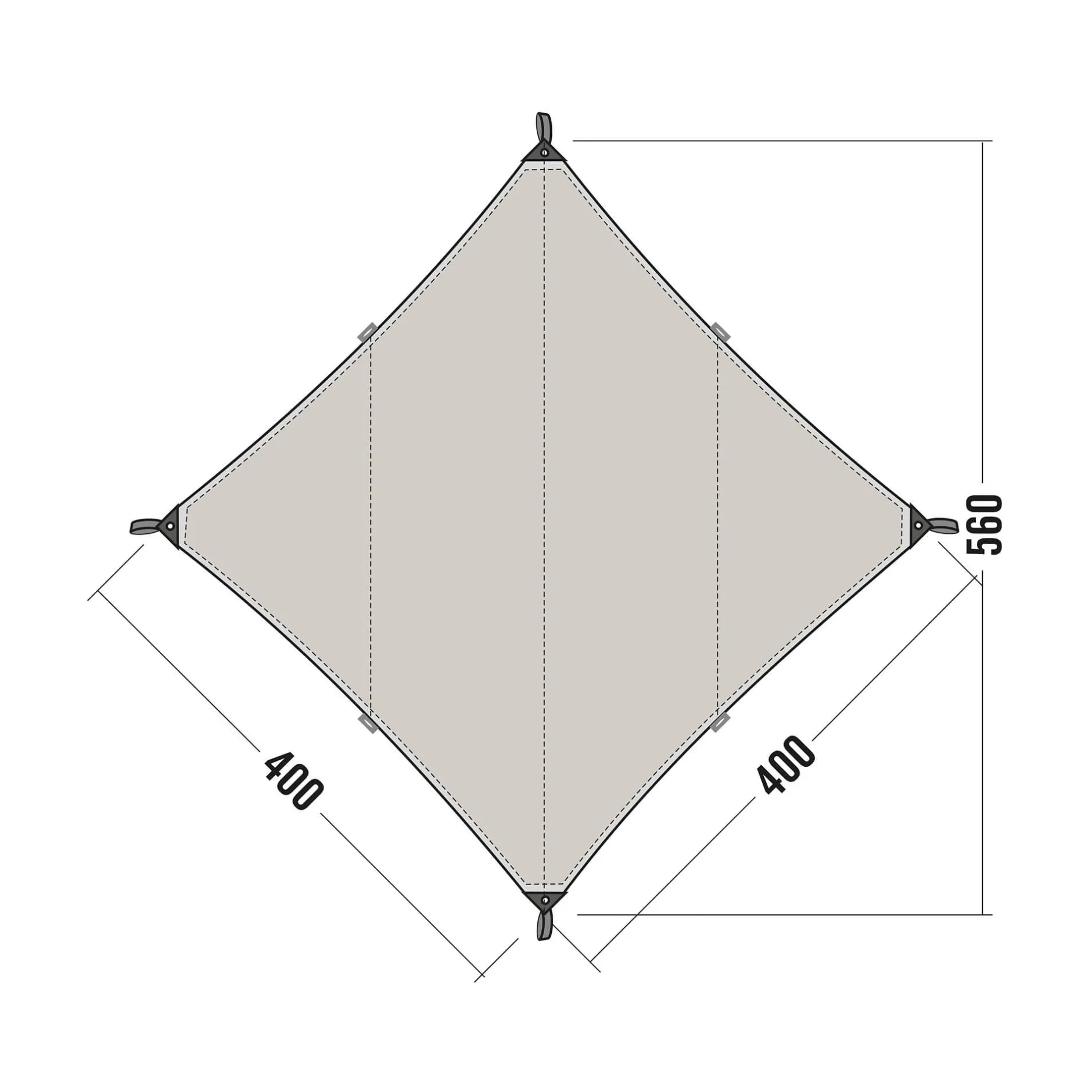 Clearance Tatonka Tarp - Tarp 3 TC - sand-beige