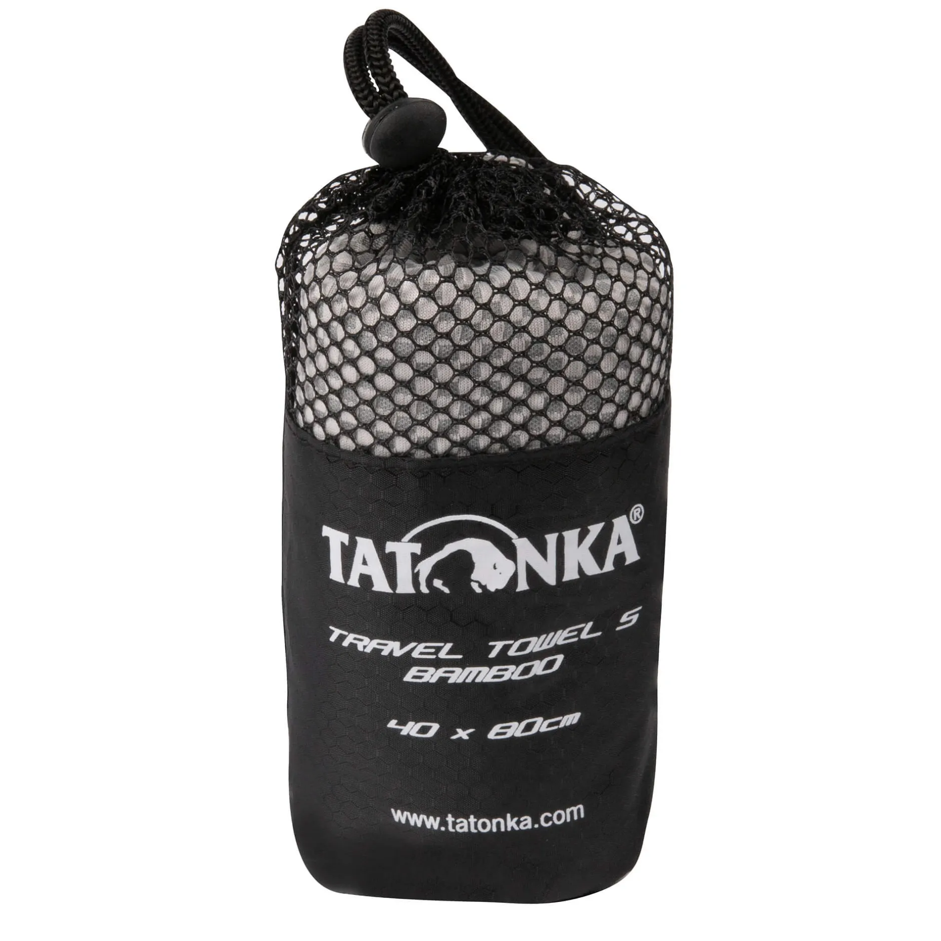 Clearance Tatonka Travel-Handtuch - Travel Towel Bamboo S - grey