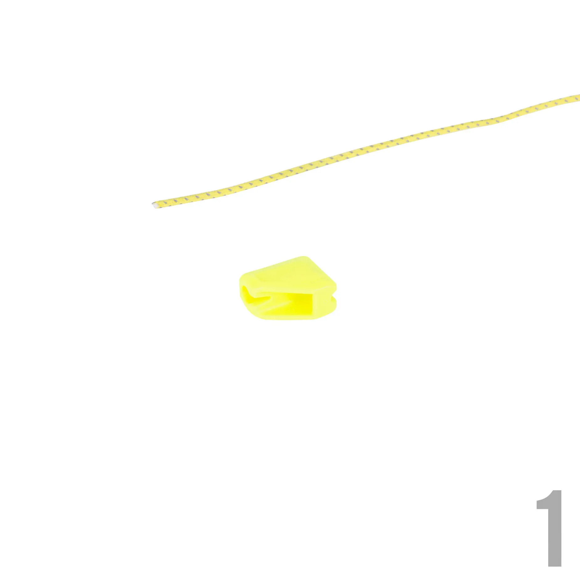 Outlet Tatonka Zelt-Dreilochspanner - Tent Fastener 10pcs - yellow