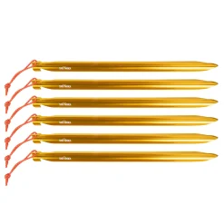Best Tatonka Zelthering-Set - Zelthering / tent peg pro 25cm 6pcs - gold