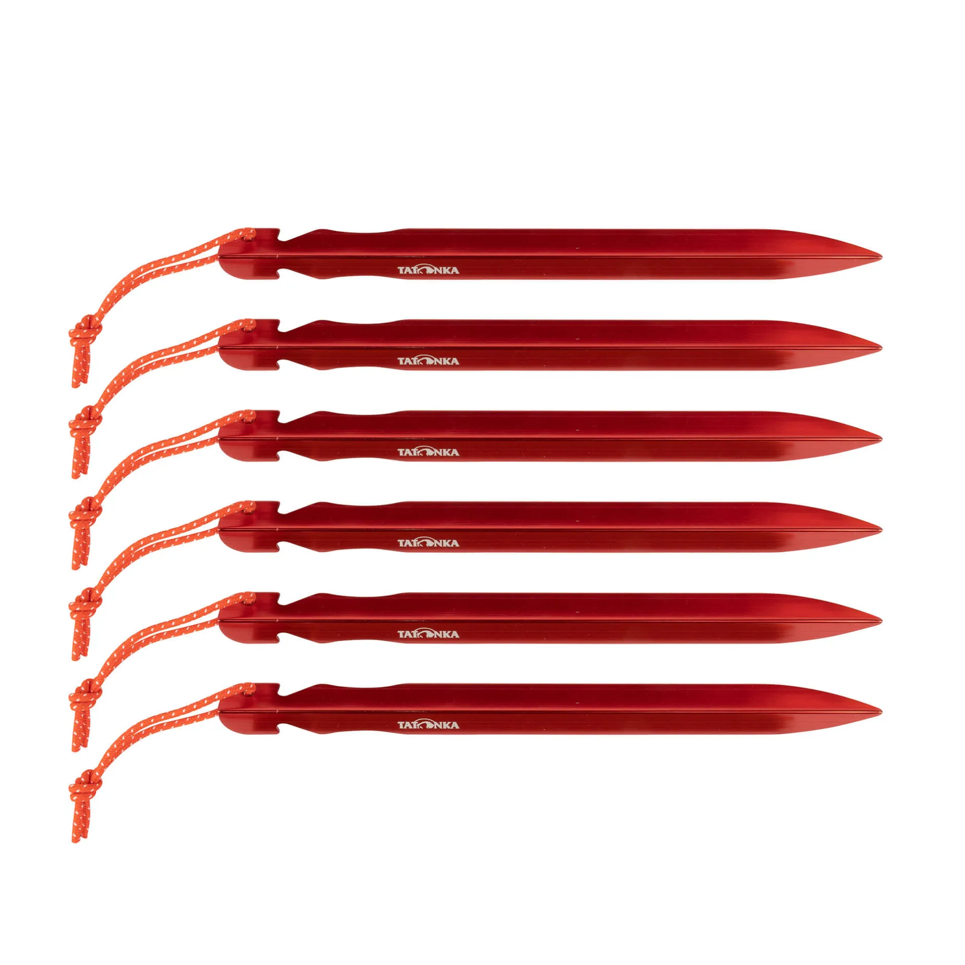 Hot Tatonka Zelthering-Set - Zelthering / tent peg light 17cm 6pcs - red