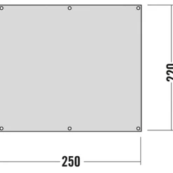 Hot Tatonka Zeltunterlage - Zeltunterl. 250 x 220cm - ohne-farbbezeichnung